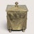 Gold Art Deco Brass Coal Bin, 1920 For Sale - Image 8 of 8