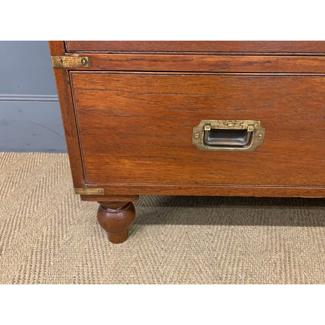 A very good late Victorian period military chest of drawers by Army and Navy Co-operative Society Ltd. Of good...