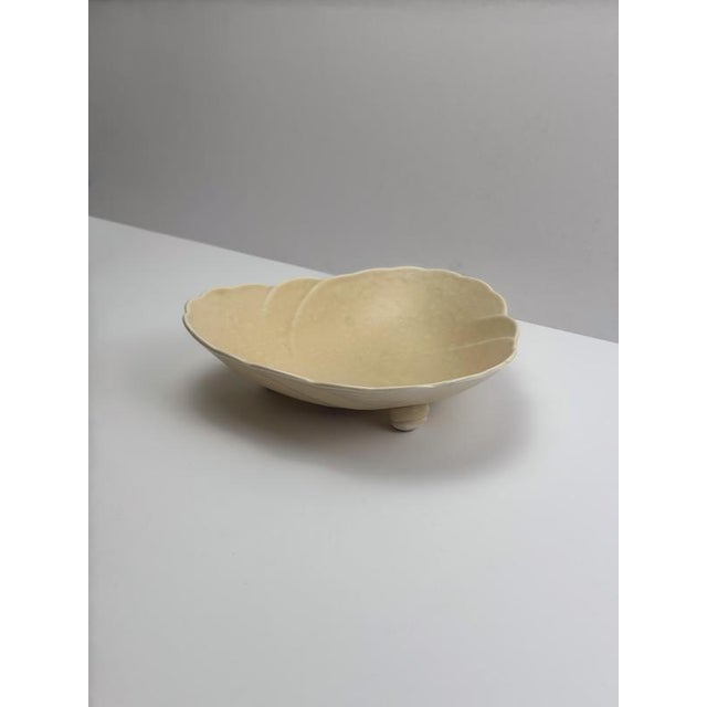 An original Art Deco ceramic candy dish produced by Crown Ducal in Staffordshire, England, circa 1930s. This English...