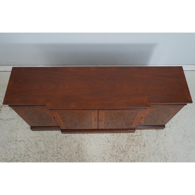 Brown Baker Mahogany Historic Charleston Inlaid Sideboard Server For Sale - Image 8 of 18