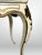 Shell Florentine Hand Painted Gold Shell Detail Tea Table Mid-Century Hoof Foot For Sale - Image 7 of 12