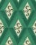 Mind the Gap Girandola Emerald Wallpaper For Sale