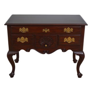Henkel Harris Mahogany 4 Drawer Lowboy For Sale