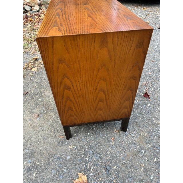 Brown Edward Wormley for Dunbar Bi-Fold Cabinet For Sale - Image 8 of 12