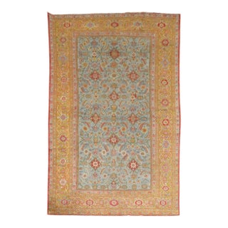 Antique Zabihi Collection Persian Mahal Rug - 7'8" x 12'1" For Sale