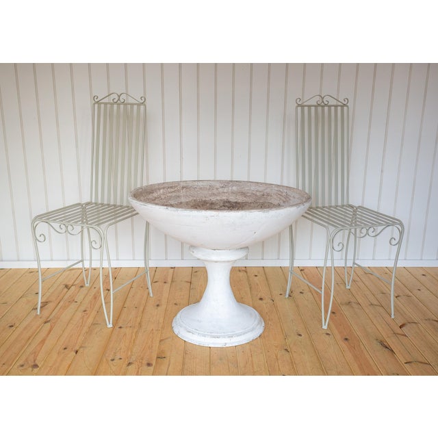 Plastic Mid-Century Modern Monumental Planter & Stand, 1950s, Set of 2 For Sale - Image 7 of 18