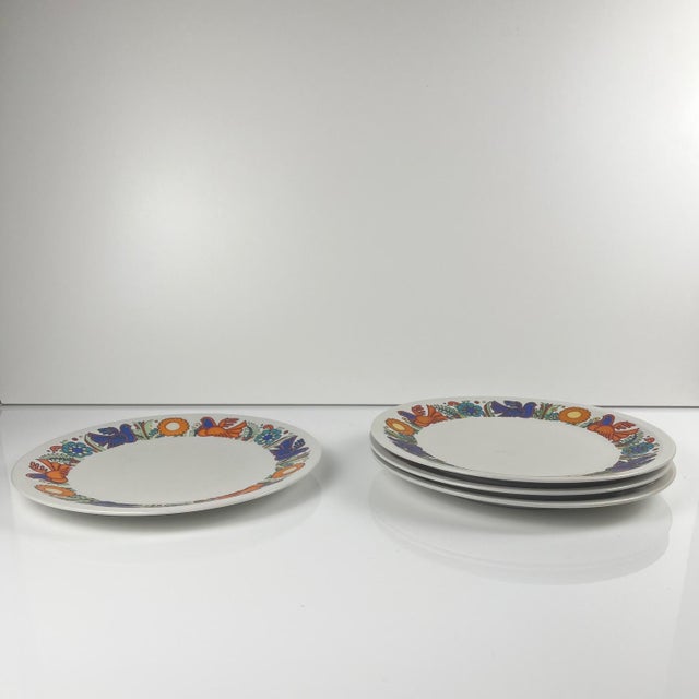 Acapulco Dinner Plates by Villeroy and Boch, 1970s, Set of 4 For Sale - Image 4 of 13