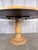 Wood French Provincial Parquetry Drop-Leaf Pedestal Dining Table For Sale - Image 7 of 14