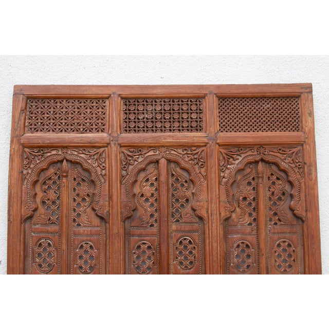 Late 19th Century 19th Century Rajasthan Lattice Carved Window Palace For Sale - Image 5 of 11