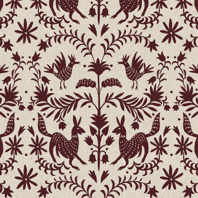 Spritely Home Monroe Otomi Print Headboard, California King For Sale - Image 4 of 5