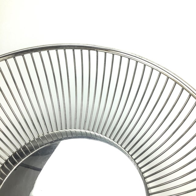 1960s Gorham Mid Century Wire Bread Basket For Sale - Image 5 of 8