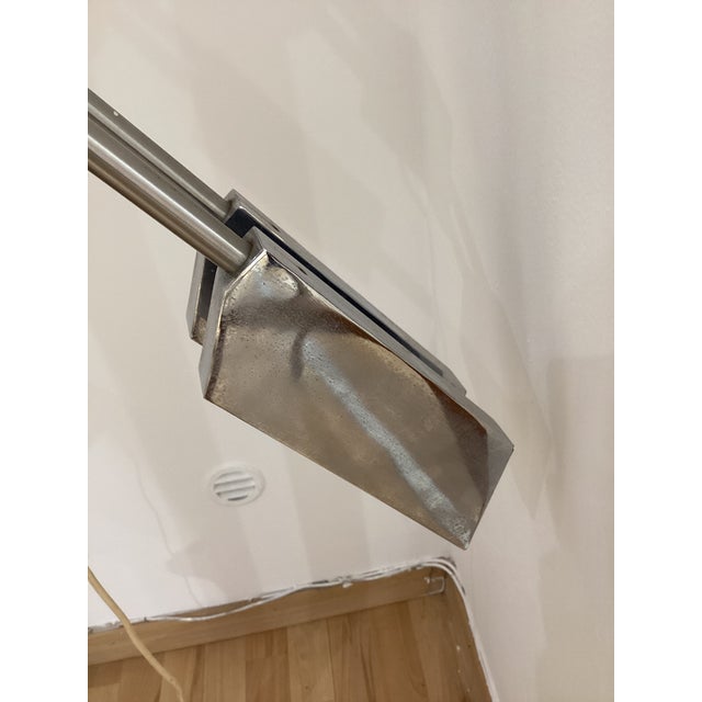 Vintage Italian Adjustable Aluminum Floor Lamp, 1970s For Sale - Image 10 of 15