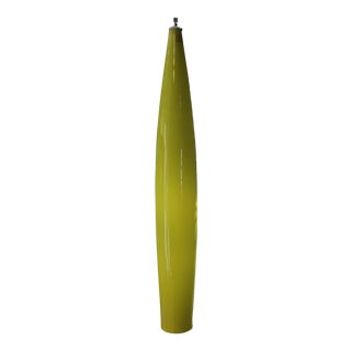 Alessandro Pianon for Vistosi Yellow Hanging Glass Lamp Pendant Light For Sale