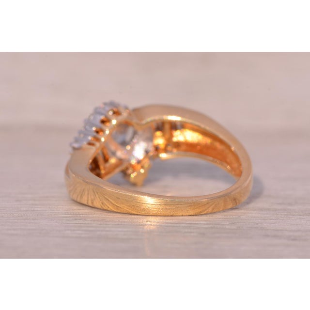 The Halifax: Vintage Heart Shaped Natural Diamond Engagement Ring For Sale - Image 4 of 10