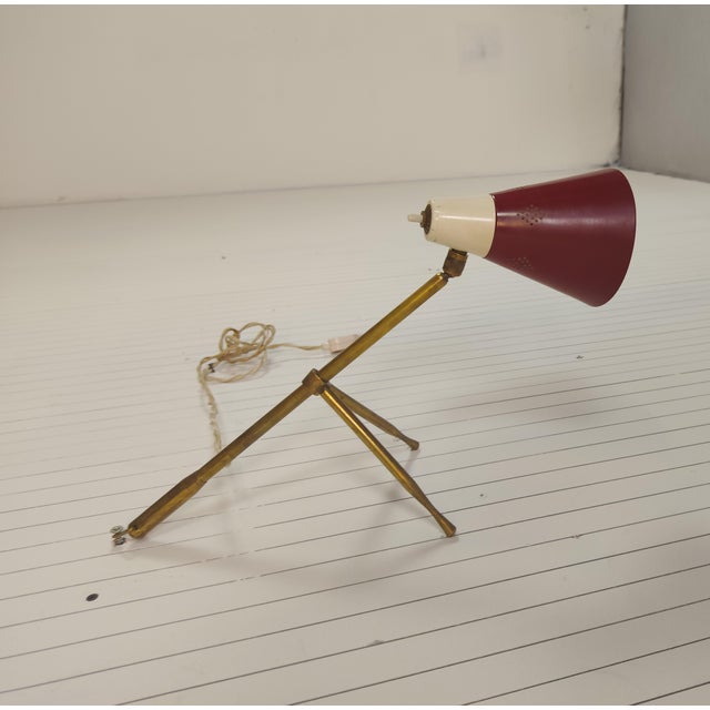 Vintage Table Lamp by Giuseppe Ostuni, 1940 For Sale - Image 6 of 11