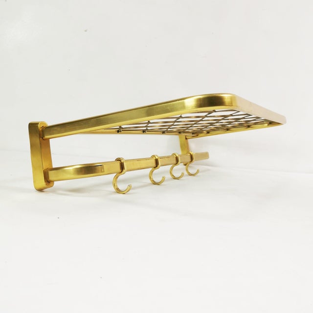 1960s Art Deco Wall Coat Rack, 1960s For Sale - Image 5 of 15
