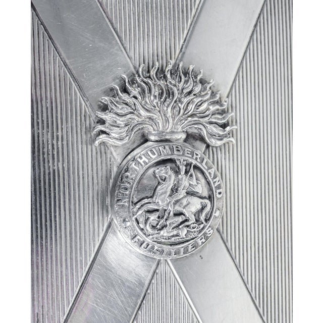 Metal Sterling Silver Cigarette Case, 1918 For Sale - Image 7 of 18