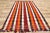 Textile Late 20th Century Vintage Persian Striped Kilim Rug, 04'10 X 08'04 For Sale - Image 7 of 9