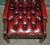 Georgian Oxblood Leather and Hardwood Gainsborough Library Armchair For Sale - Image 4 of 17