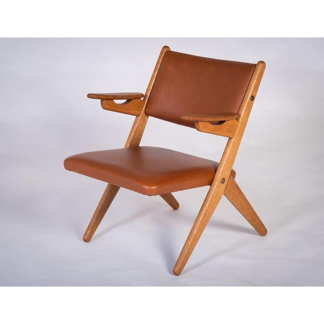 Set of Danish Architectural Armchairs by Arne Hovmand Olsen, 1970s For Sale - Image 4 of 14