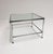 Silver Square Glass Coffee Table, 1990s For Sale - Image 8 of 14