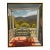 Contemporary Framed Oil Painting "Upstairs Porch, Wicker Settee" by Teresa DiMarco For Sale