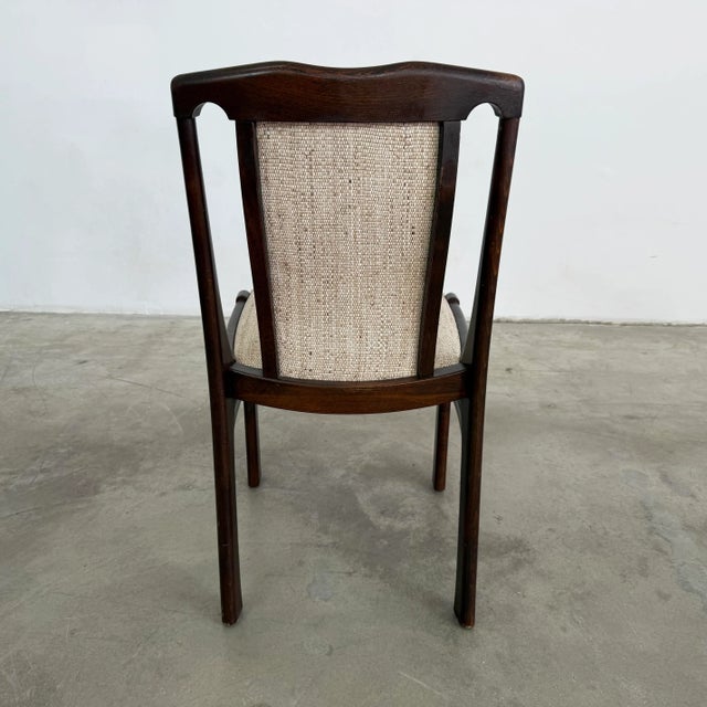 Wood Vintage German Dining Chairs, 1970s – Set of 4 For Sale - Image 7 of 12