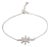 Guidance Star Sterling Silver & Diamond Chain Bracelet For Sale