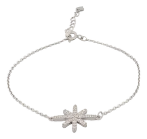 Guidance Star Sterling Silver & Diamond Chain Bracelet