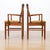 Brown 1970s Set of Six Danish Design Teak Dining Chairs Attributed to Benny Linden For Sale - Image 8 of 12