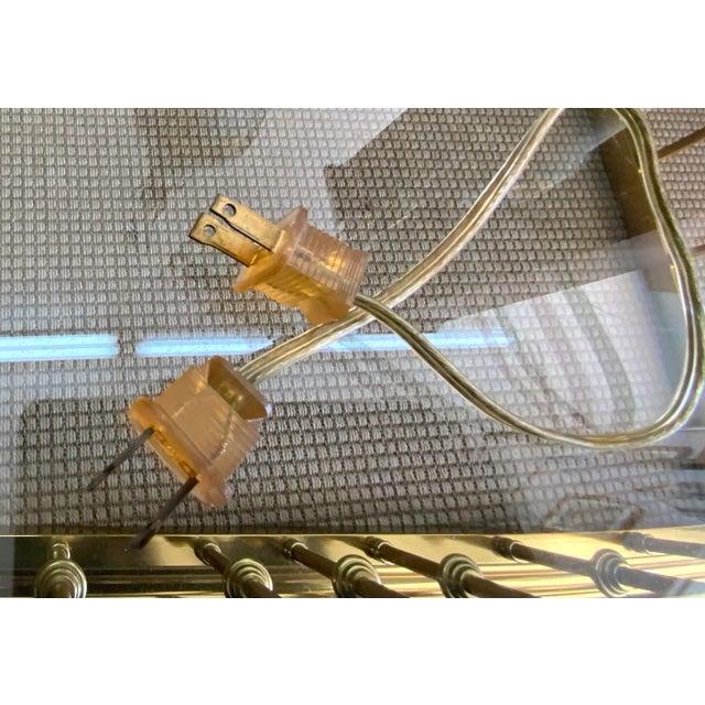 Mid 20th Century Mid 20th Century Marble and Brass Lamps - a Pair For Sale - Image 5 of 8