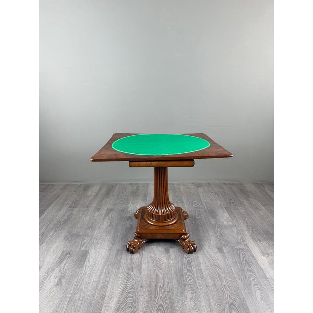 19th Century Mahogany Games Table For Sale - Image 4 of 12