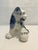 1980s Blue & White Porcelain Foo Dogs “Styled After” Staffordshire - A Pair | Turtle and Crane For Sale - Image 11 of 11