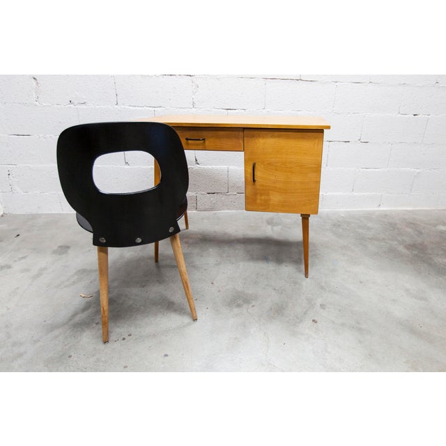 Eye Desk and Chair Set from Baumann, 1960, Set of 2 For Sale - Image 17 of 18