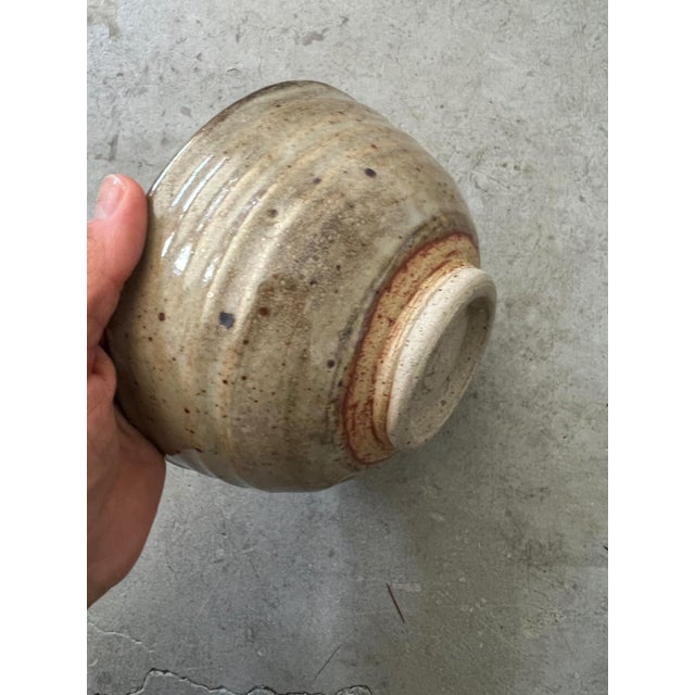 Set of 2 Wood-Fired Shino Studio Pottery Bowls For Sale - Image 9 of 18