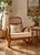 1960s A Vintage Bamboo and Rattan Rocking Chair, in the Franco Albini Style. For Sale - Image 5 of 5