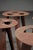 Brown Industrial Stool in Wood For Sale - Image 8 of 15