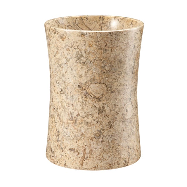 A Vinca Collection Fossil Stone Waste Bin.