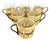 Vintage Jena Glass Tea Cups in Rattan by Schott Mainz, 1960s, Set of 6 For Sale