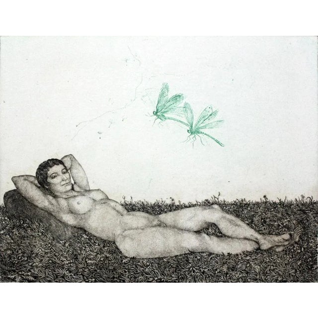 Contemporary Leszek Rózga, Indian Summer, 1972, Etching on Paper For Sale - Image 3 of 3