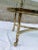 Mid-Century Modern Brass Profile Glass Top Coffee Table Italy For Sale - Image 10 of 13