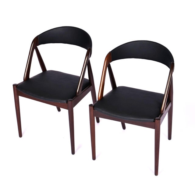 1960s 8 Kai Kristiansen #31 Danish Rosewood Dining Chairs For Sale - Image 5 of 17
