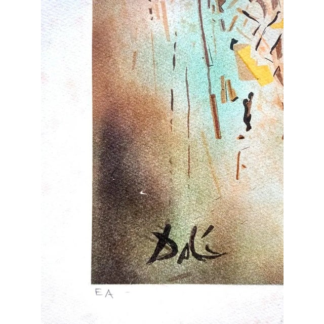 Salvador Dali, Cosmic Madonna, Original Lithograph, 1970s For Sale - Image 3 of 4