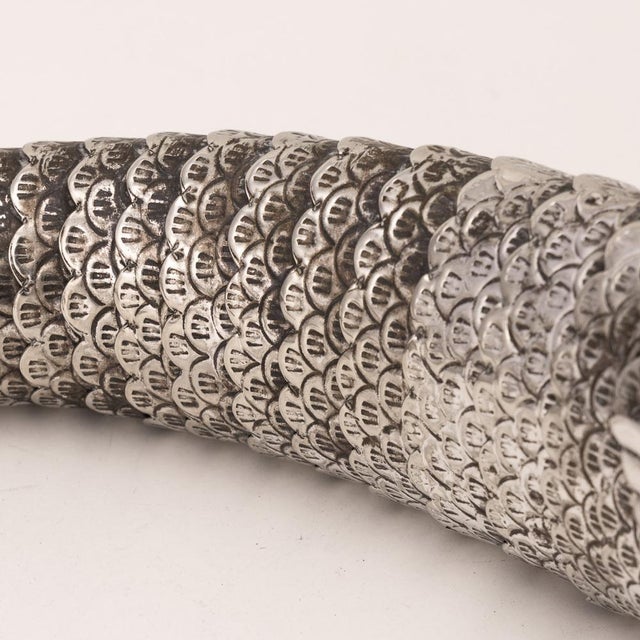 Vintage Mexican Novelty Articulated Fish in Alpaca Silver, 1950s For Sale - Image 11 of 17