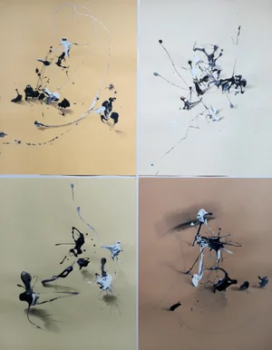 Stefano Mazzolini, Primavera, 2017, Acrylic on Paper