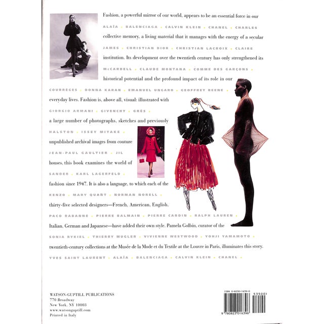 Traditional "Fashion Designers" Book 2001 Golbin, Pamela For Sale - Image 3 of 12