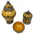 Set of 3 Vintage Moroccan Ceramic Jars with Silver Filigree, 1980 For Sale - Image 9 of 13
