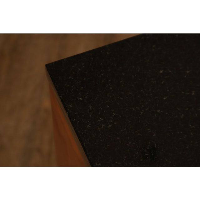 Stickley 21st Century Collection Pair of Granite Top Cherry Nightstands For Sale - Image 11 of 18