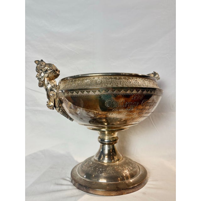 Metal 1888 Chicago Navy Regatta Silver Trophy— Iroquois Boat Club & a.g. Spalding History For Sale - Image 7 of 13