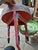 Moroccan Artisanal Table, Round Wooden Table For Sale - Image 6 of 9